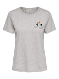 ONLY front print T shirt met 50% korting